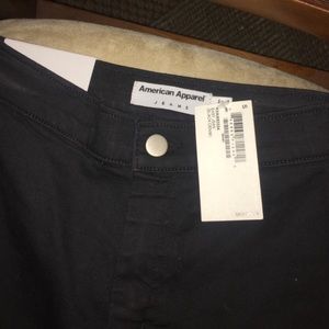 American apparel black skinny jeans